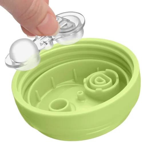 Vista 6 de Chicco Vaso aislante para niños pequeños de más de 12 meses, 9 onzas, que brilla en la oscuridad, con boquilla resistente a mordeduras y sin