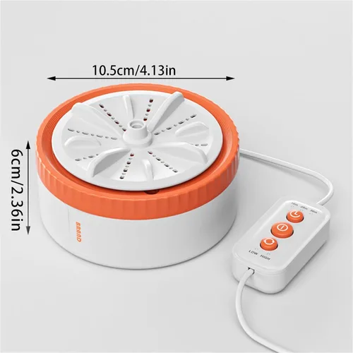 Vista 4 de Travel Laundry Machine Lightweight Portable Washing Clothing Washer ABS Fast