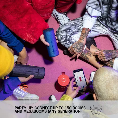 Vista 9 de Ultimate Ears Boom 3 - Altavoz inalámbrico Bluetooth, sonido audaz + graves profundos, Bluetooth, botón mágico, impermeable, batería de 15 horas