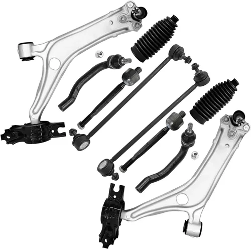 Vista 39 de Detroit Axle - Kit de suspensión delantera de 10 piezas para Ford Freestar Mercury Monterey 04-07, 2 brazos de control inferiores con rótula 4