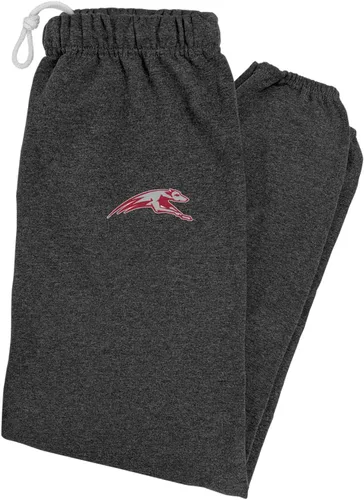 Vista 77 de LOGOVISION Pantalones deportivos para hombre con logotipo primario colegiado colección jaspeado carbón