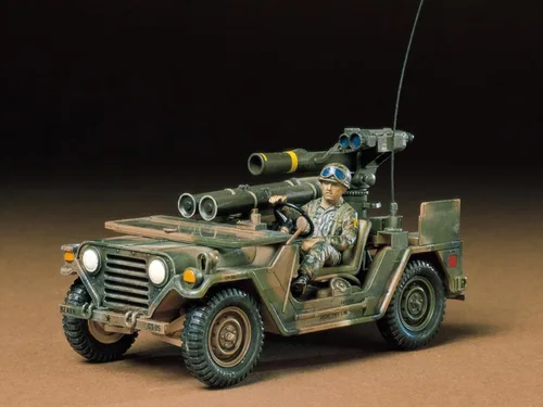Vista 3 de Tamiya 1/35 US M151A2 W/Lanzamisiles de remolque