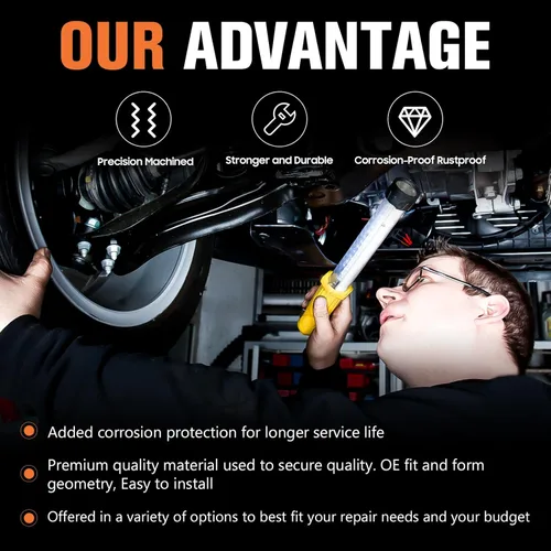 Vista 6 de Brazos de control delanteros superiores e inferiores aptos para Jeep Commander 2006-2010, Grand Cherokee (excluye SRT8) 2005-2010, 12 kits