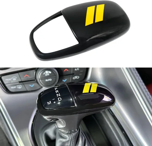 Vista 9 de Cubierta de cabeza de perilla de cambio de marcha para accesorios Dodge Charger 2015-2023 Challenger 2015-2024 Durango 2016-2026, inserción