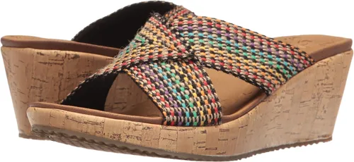 Vista 7 de Skechers - Sandalias Cali Beverlee Delighted de plataforma de cuña para mujer