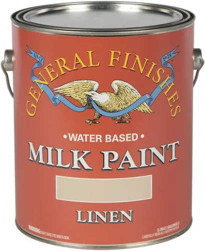 Vista 13 de General Finishes Pintura de leche a base de agua, 1 cuarto de galón, azul costero