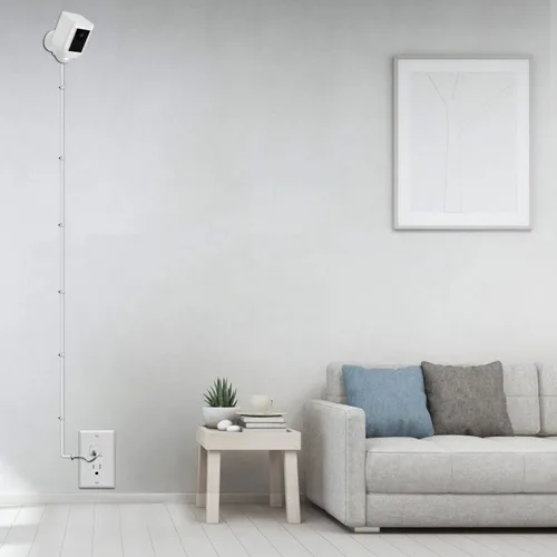 Vista 3 de Cable de carga de alimentación compatible con batería Stick Up Cam y batería de Spotlight, cable de carga de 30 pies para alimentar la cámara