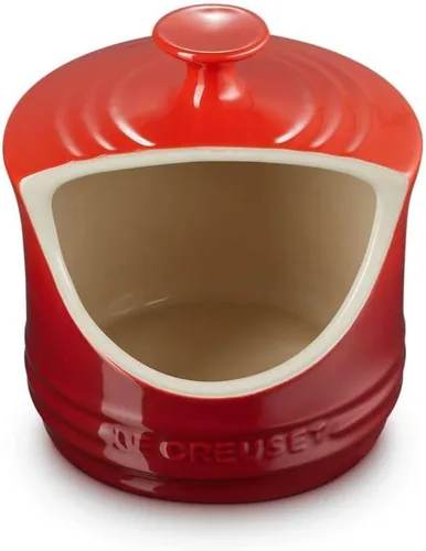 Le Creuset Alcachofa de sal de gres, 10 onzas., Cerise