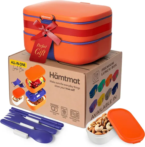 Vista 62 de Lonchera Bento apilable aislada para adultos con palillos reutilizables, lonchera japonesa apta para microondas y a prueba de fugas, para hombres