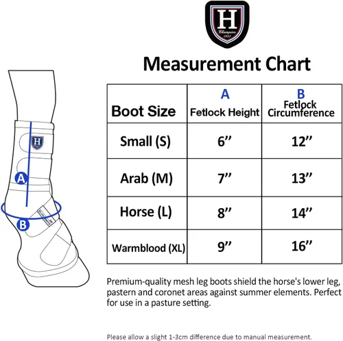 Vista 4 de Harrison Howard Botas para moscas de caballo, ajuste contorneado, protectores de piernas, botas de malla densa con ventilación cómoda y protección