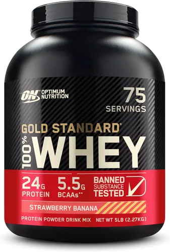 Vista 52 de Optimum Nutrition Estándar dorado 100% Proteína de Suero de Leche en Polvo, Pie de lima, 1.8 Libra