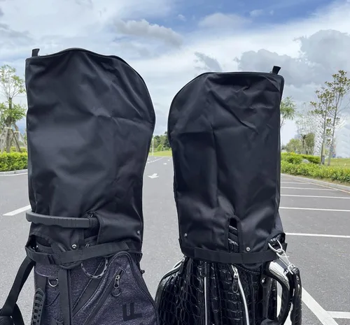 Vista 8 de Funda para bolsa de golf/funda de lluvia duradera de nailon 1680D impermeable y antipolvo, se adapta a la mayoría de bolsas de golf de 8.5 a 9