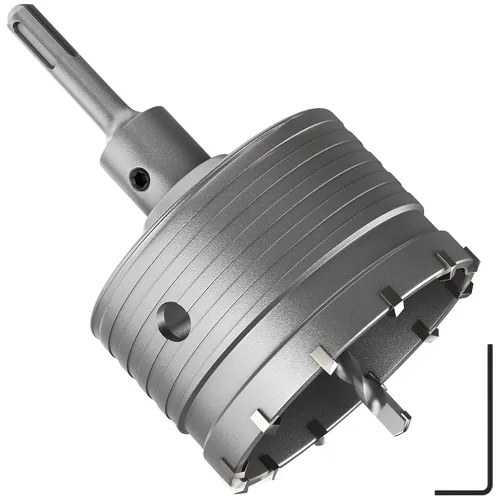 Vista 10 de DAIMIT 20 piezas de juego de sierra de agujero de hormigón con 3 brocas de perforación y vástago SDS Plus y Max, juego de herramientas de sierra