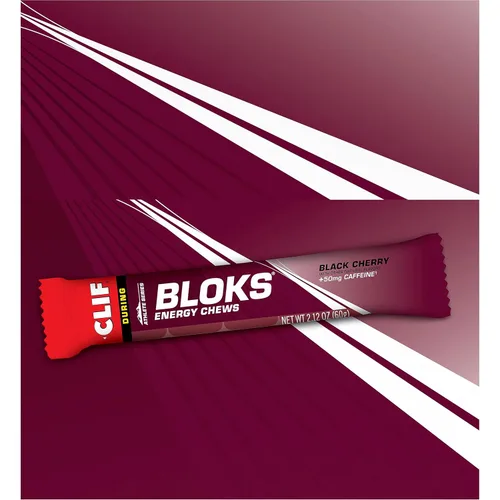 Vista 13 de CLIF BLOKS - Sabor a Cereza Negra con Cafeína - Gomitas Energéticas - Sin OMG - A Base de Plantas - Combustible Rápido para Ciclismo y Carrera