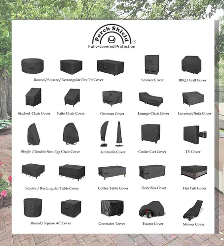 Vista 7 de Porch Shield Cubierta para Ahumador Eléctrico de 40 Pulgadas para Ahumador Masterbuilt, Cubiertas para Parrilla Ahumadora Impermeables de Servicio