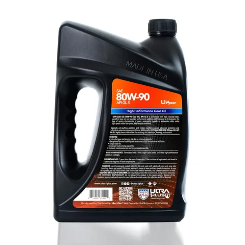 Vista 2 de ULTRA 1PLUS 80W-90 Aceite para engranajes API GL-5 – 2 galones, lubricante para engranajes automotrices 80W90, lubrica engranajes en diferenciales