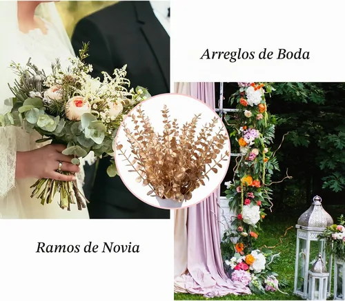 Vista 7 de FEQO 36 tallos de eucalipto negro, hojas artificiales, ramas de eucalipto sintético, ramas de 15 pulgadas para ramo de boda, decoración del hogar