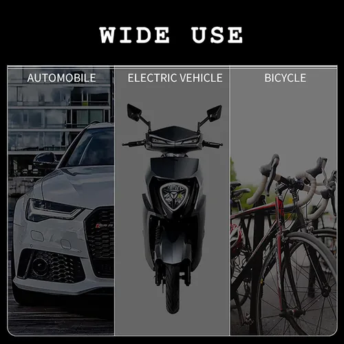 Vista 4 de Impermeable 2 piezas 8 LED de energía eólica para el exterior del coche, luz antiniebla, luz de circulación (azul)