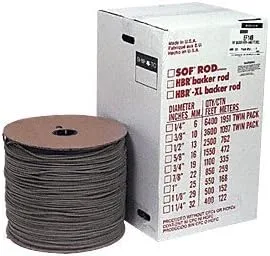 Varilla de respaldo de celda cerrada de 1/4" - Caja a granel de 6400 pies