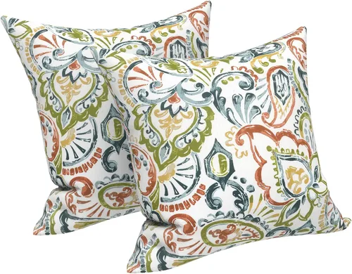 Vista 88 de LVTXIII - Juego de fundas para cojines de sofá o sillón de exteriores, para lumbar, no se decoloran, 2 unidades de 12" x 20", con relleno, estampado