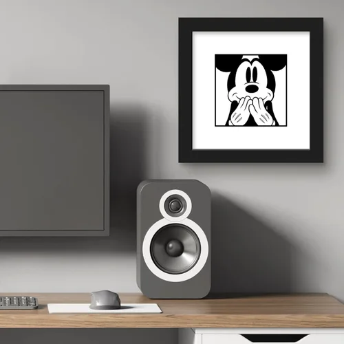Vista 6 de Trends International Gallery Pops Disney Mickey Mouse - Póster de pared de Mickey Expressions, arte de pared nervioso, 12 x 12 pulgadas, versión