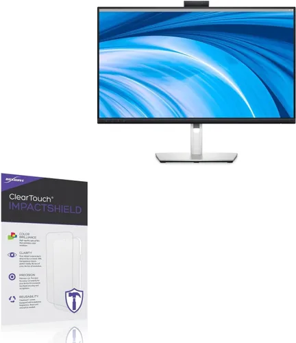 BoxWave Screen Protector Compatible With Dell 27 Video Conferencing Monitor (C2723H) - ClearTouch ImpactShield (2-Pack), Impenetrable Screen