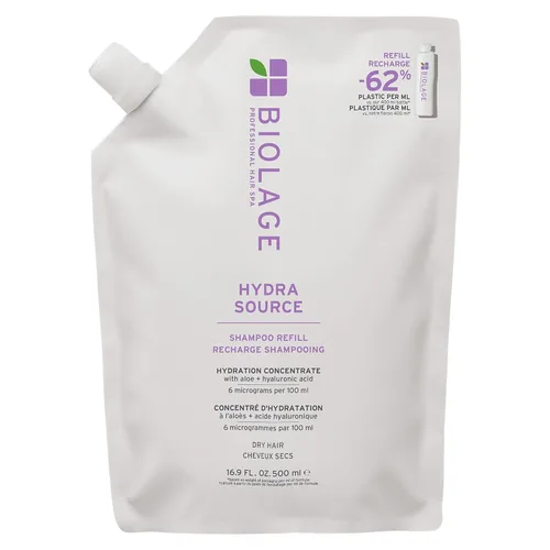 Vista 14 de Biolage Hydra Source Shampoo - Softens, Moisturizes & Adds Shine, For Dry Hair, Infused with Micro-Filtered Aloe Vera & Fermented Hyaluronic Acid