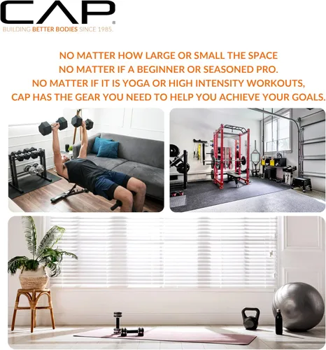 Vista 8 de CAP Barbell Juego de Pesas Ajustables Multiusos - Mancuerna Versátil, Barra y Pesa Rusa para Entrenamientos de Cuerpo Completo Opciones de 45lb