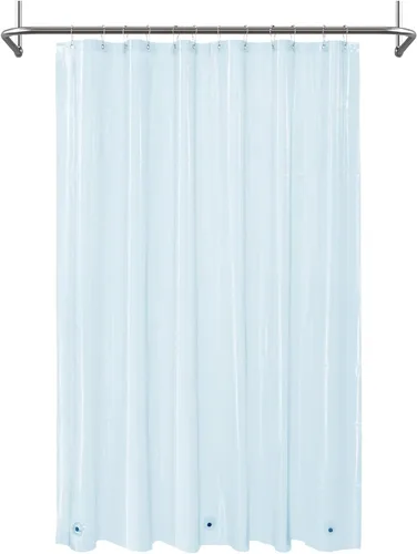 Vista 51 de Mrs Awesome Cortina de regadera para cabina de ducha 36x72, forro de cortina de regadera de plástico PEVA para baño, ligera e impermeable, 36 x 72