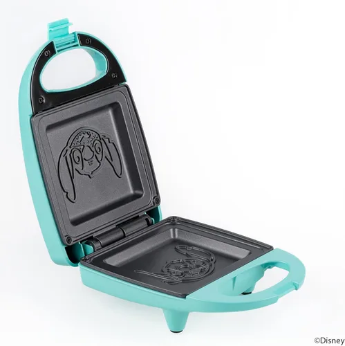 Vista 7 de Uncanny Brands Disney Lilo and Stitch Sandwichera Individual - Pequeño Electrodoméstico de Cocina