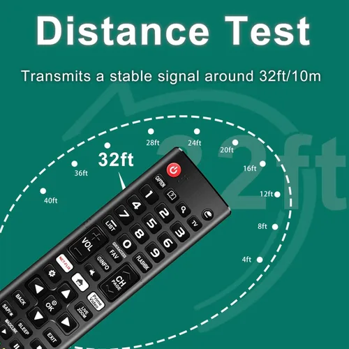 Vista 7 de (Paquete de 2) Control Remoto Universal para LG Smart TV, Compatible con Todos los Modelos de TV LG Control Remoto LCD LED OLED UHD HDTV 3D 4K Smart