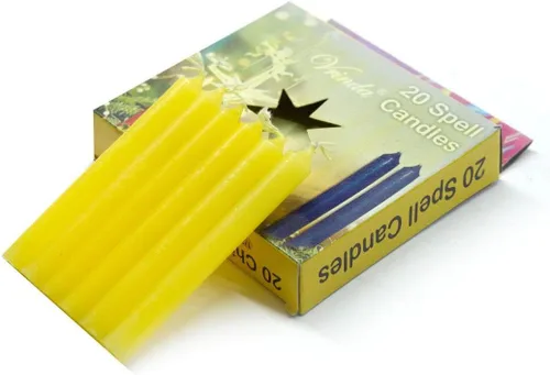 Vista 13 de Vrinda® Mini Chime Ritual Spell - Velas cónicas sin perfume de 4 pulgadas (surtido (paquete de 40)