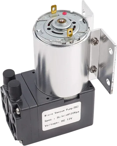 bomba de vacío 12V, bomba de vacío eléctrica del compresor de aire de la succión del vacío de DC 5L/min 120kpa mini bomba de vacío