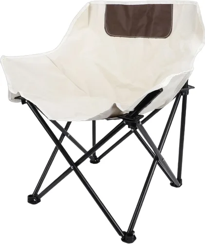 Asixxsix Folding Camping Chair, Lightweight Portable Compact Lawn Chairs with Carry Bag and Side Pockets, for Outdoor Picnic Beach Fishing Park