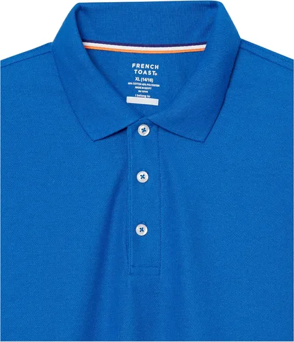 Vista 8 de French Toast Camisa de uniforme de polo piqué de manga corta para niños (estándar y husky)
