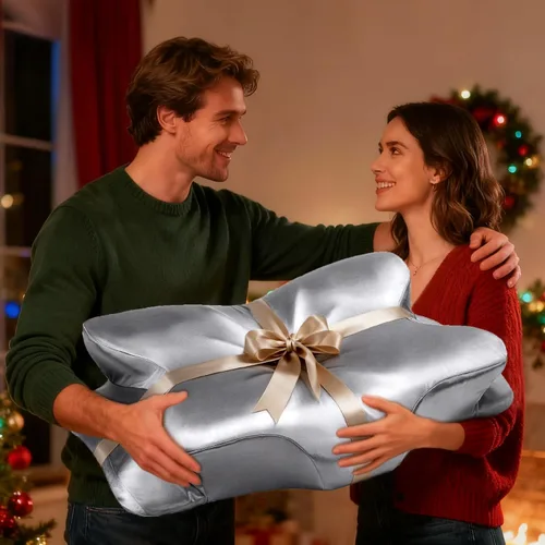 Vista 9 de CCidea Almohada cervical de apoyo para el cuello para dormir y aliviar el dolor – Almohadas ergonómicas de espuma viscoelástica de contorno