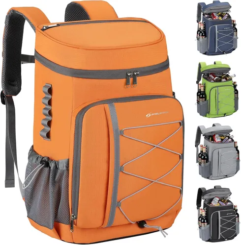 Vista 11 de Mochila enfriadora Maelstrom - Bolsa de almuerzo aislada suave a prueba de fugas para 35/50 latas, ideal para acampar, playa, senderismo y compras