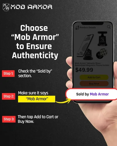 Vista 7 de Mob Armor MobNetic Maxx - Soporte magnético para teléfono montado en Estados Unidos para automóvil, soporte magnético de teléfono para automóvil