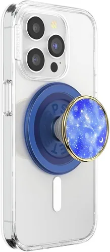 Vista 25 de PopSockets - Agarre para teléfono con soporte expandible, agarre adhesivo, esmalte solar PopGrip - Salsa Esmalte en salsa
