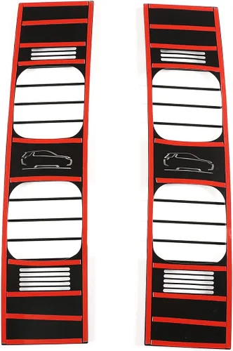 Vista 8 de YIWANG Protector de luz trasera de automóvil de aleación de aluminio negro mate para Land Rover Defender 110 2020-2022 Auot Accesorios