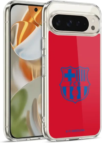 Vista 35 de Head Case Designs Funda de gel con licencia oficial del FC Barcelona Barca Crest Patterns [protección de grado militar] compatible con Google Pixel 3