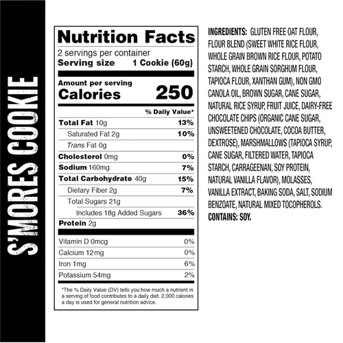 Vista 4 de OMEALS S'Mores Cookie-MRE - Vida útil prolongada, totalmente cocida con calentador, perfecto para entusiastas del aire libre, viajeros, suministros