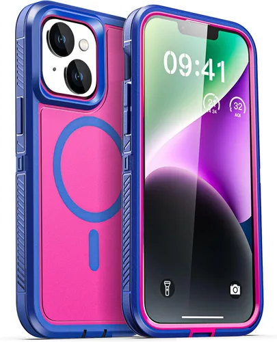 Vista 52 de AICase Funda para iPhone 13 Pro Max [compatible con Magsafe], protección magnética resistente contra caídas, cuerpo completo, a prueba de golpes, a