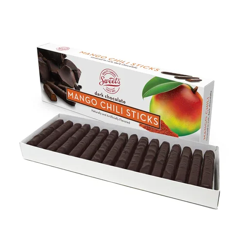 Vista 6 de Sweet Candy Company Varillas de chocolate negro con sabor a arándano - Varillas gourmet cubiertas de chocolate, varillas de chocolate con sabor a