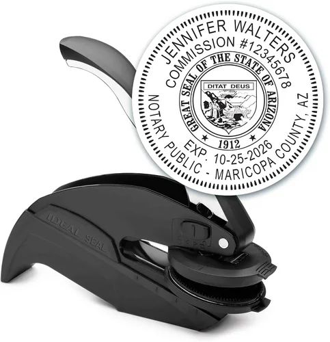 Vista 238 de MaxMark Sello de notario para el estado de New Hampshire - Sello autoentintado Sello rectangular de tinta