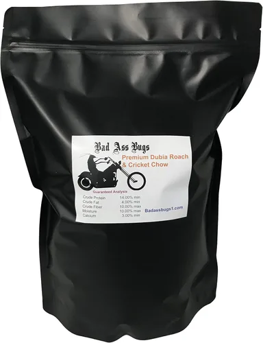 BadAssBugs 1LB Premium Dubia Cucaracha y Cricket Chow