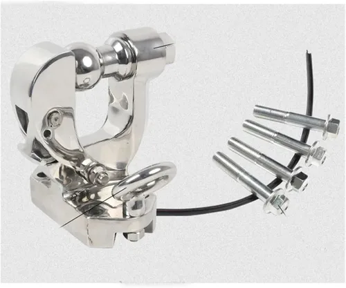 Vista 4 de Modified Stainless Steel Trailer Hook Compatible with Toyota Prado Fj150 Lc150 2010 2011 2012 2013 2014 2015 2016 2017 2018 2019 2020