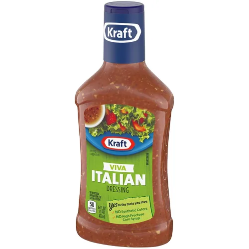 Vista 10 de Kraft Viva - Aderezo italiano para ensaladas (botella de 16 fl oz) (paquete de 3)