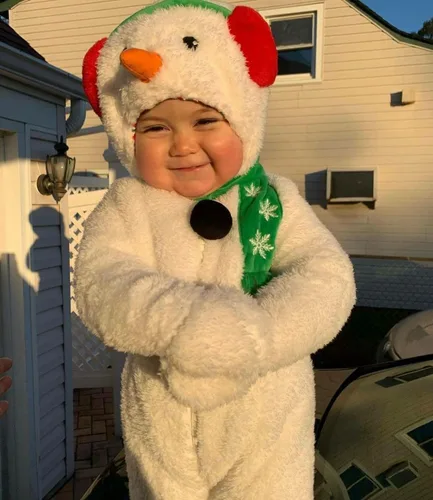 Vista 5 de CHAUKAREAUL Disfraz de animal para bebé, niña, niño, disfraz de Navidad, mullido, cálido, para otoño e invierno, mono de Navidad