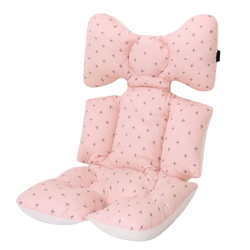 Vista 10 de Forro de asiento de cochecito de bebé, almohadilla suave y transpirable 3D de malla de aire de enfriamiento para cochecito de bebé, forro universal